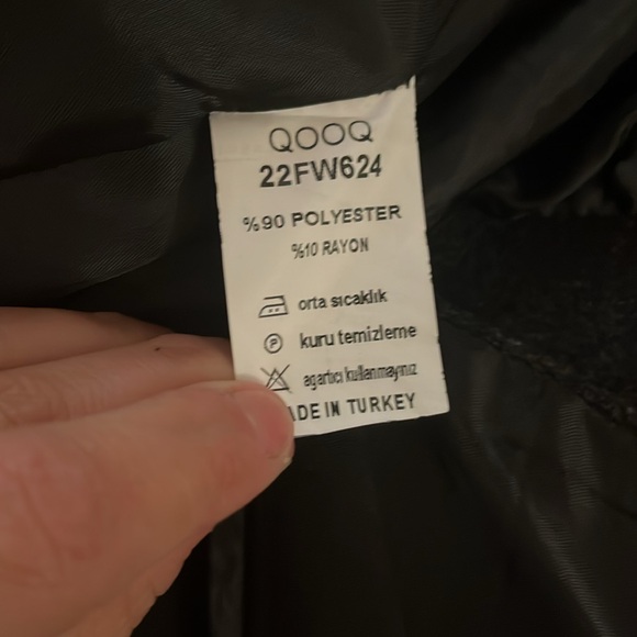 Oversized Heavy Warm Staple Wardrobe Long Full Length Charcoal Coat Jacket - Picture 9 of 14